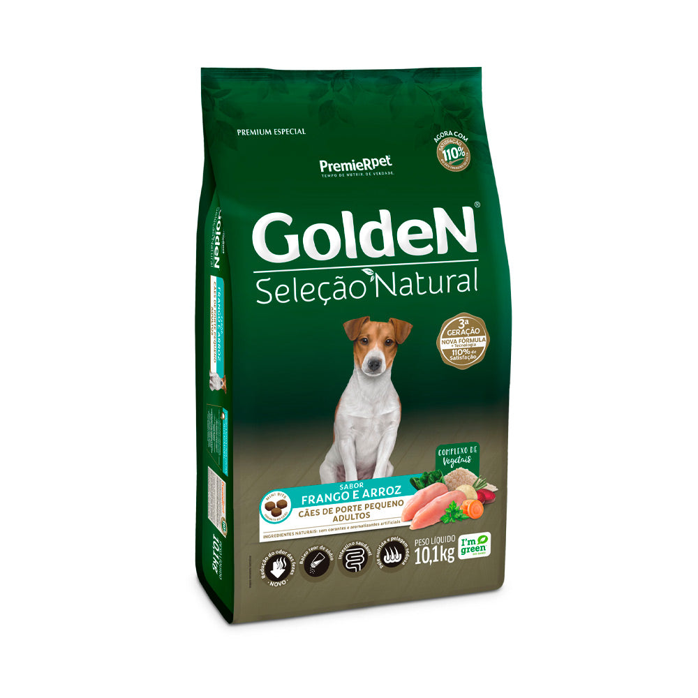 Golden Seleção Natural Adulto Raças Pequenas