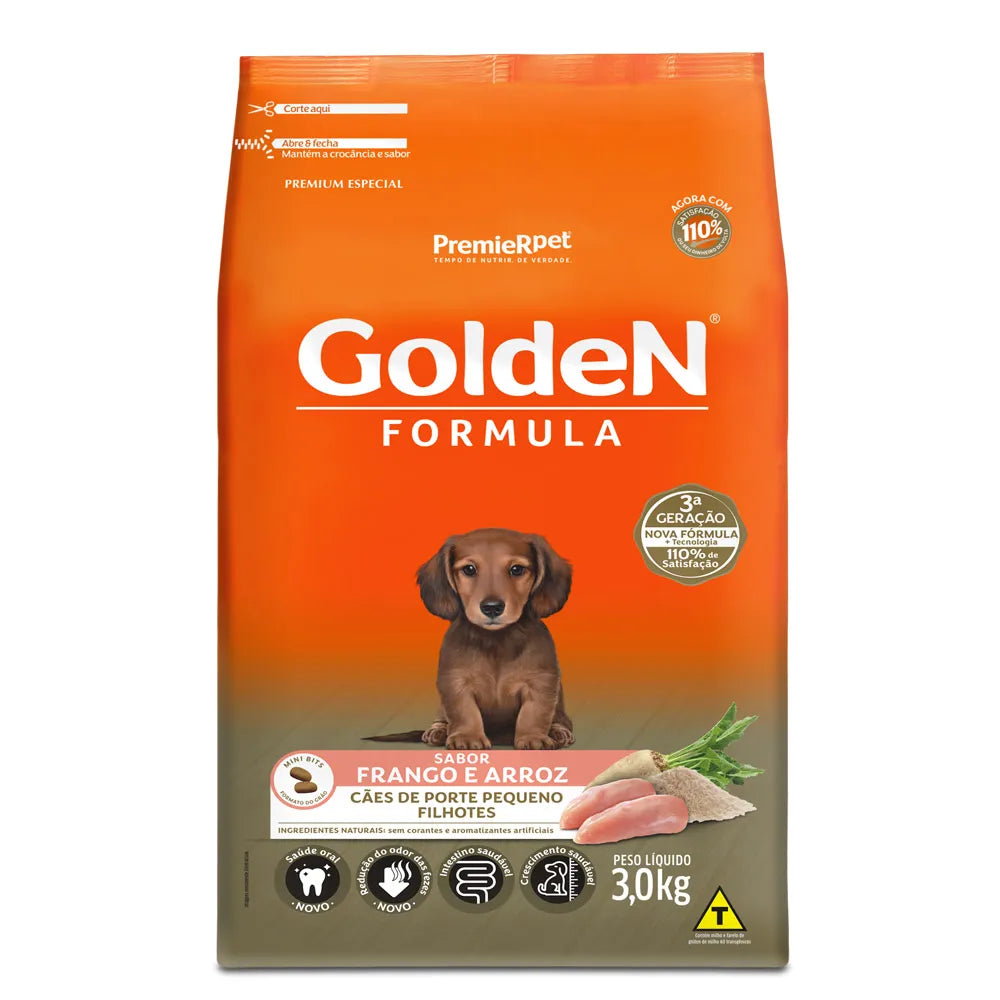 Golden Fórmula Filhote Raças Pequenas