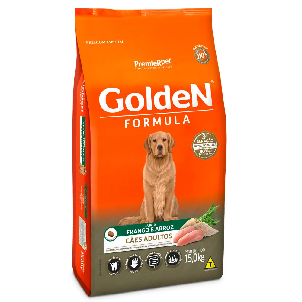 Golden Fórmula Raças Grandes Adulto